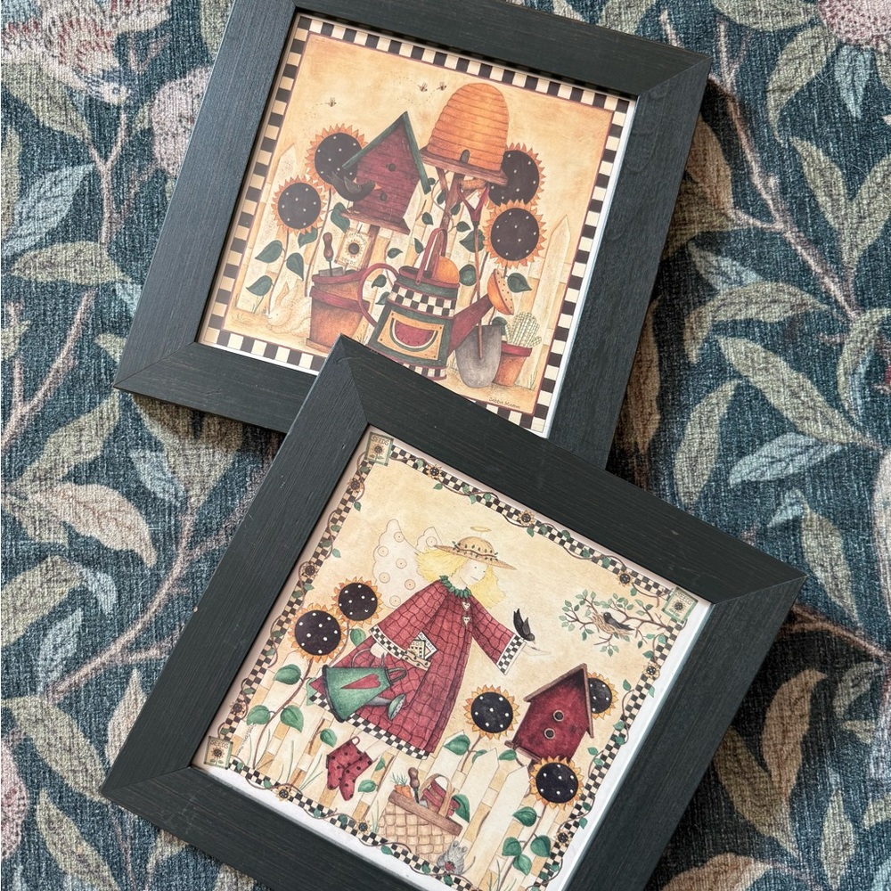 Charming Grandma-Core Framed Art Set